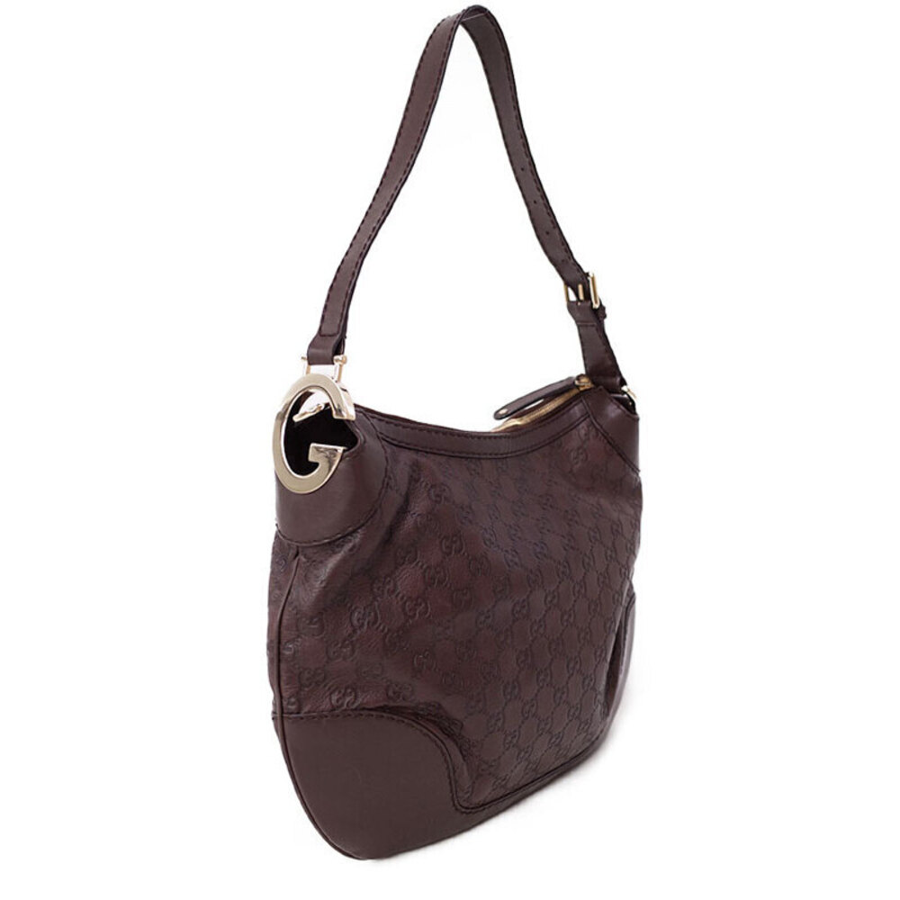Gucci Brown bag hobo ssima leather Charlotte